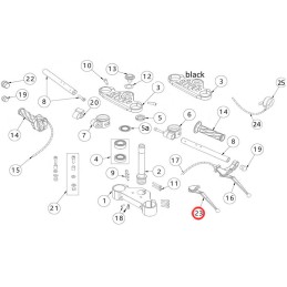 Clamp kit clutch lever...