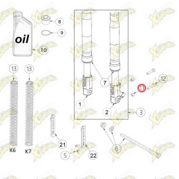 Ohvale Front caliper Spacer...