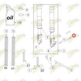 Ohvale Front caliper Screw...