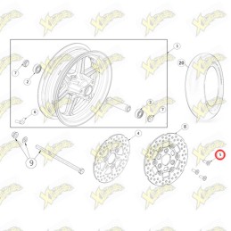 Ohvale Special fixing screw...