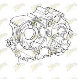 Ohvale Left crankcase block...