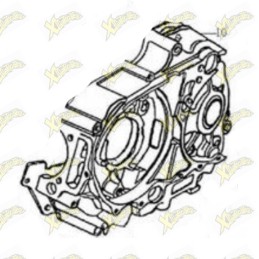 Ohvale Left crankcase block...