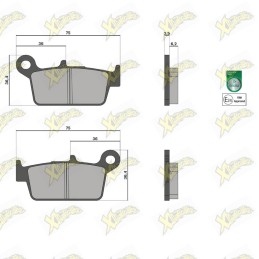 Malossi approved brake pads...