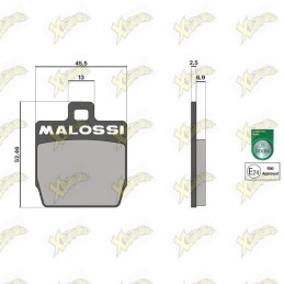 Malossi approved brake pads...