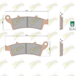 Malossi MHR Synt brake pads...