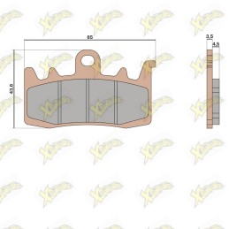 Malossi MHR Synt brake pads...