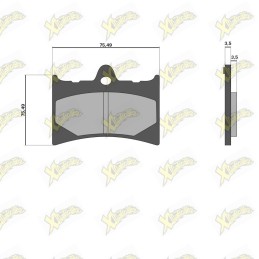 Malossi brake pads for F36R...