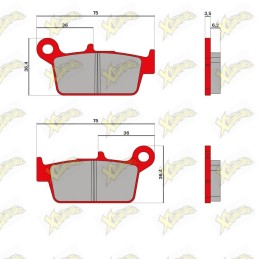 Malossi MHR brake pads...