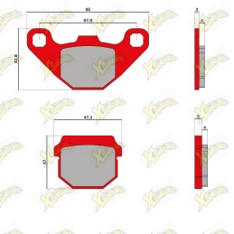 Malossi MHR brake pads...