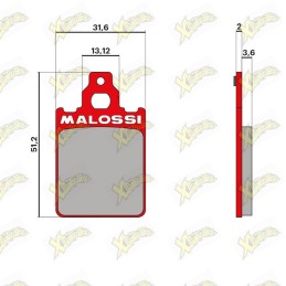 Malossi MHR brake pads...