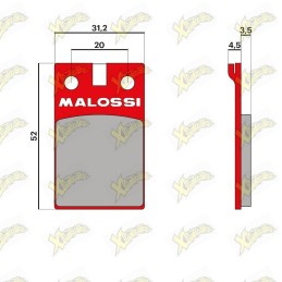 Malossi MHR brake pads...