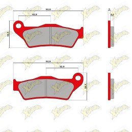 Malossi MHR brake pads...