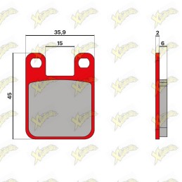 Malossi MHR brake pads...