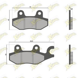 Malossi brake pads 6217994BB