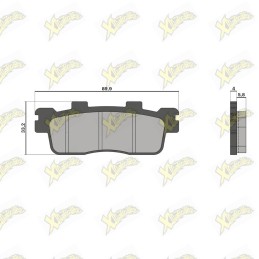 Malossi brake pads 6216957BB