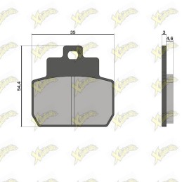 Malossi brake pads 6216418BB