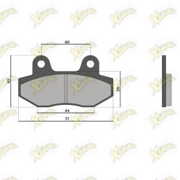 Malossi brake pads 6215857BB