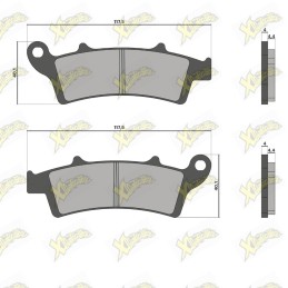 Malossi brake pads 6215037BB