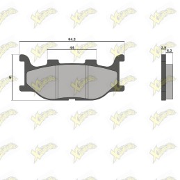 Malossi brake pads 6215029BB