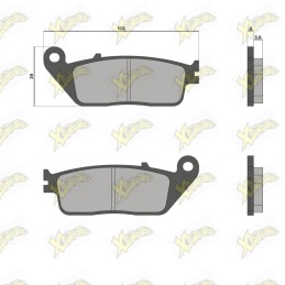 Malossi brake pads 6215027BB