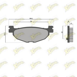 Malossi brake pads 6215026BB