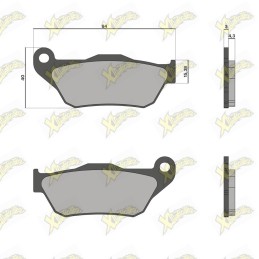 Malossi brake pads 6215023BB