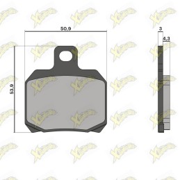 Malossi brake pads 6215017BB