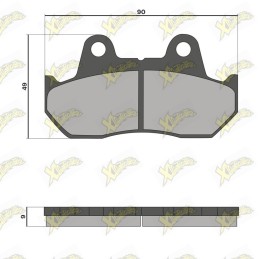 Malossi brake pads 6211522BB